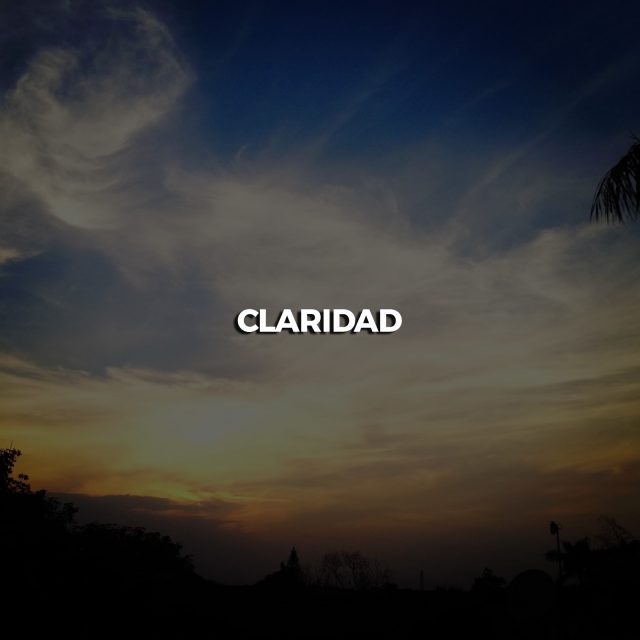 claridad